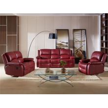 Italian Leather Upholstery Manual Recliner Furniture